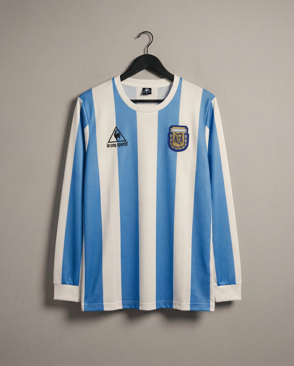 Argentina Local 1986 Retro Football Shirt