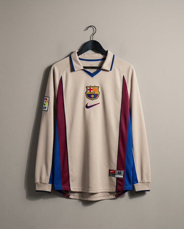 Barcelona Visitante 1998 Retro Football Shirt