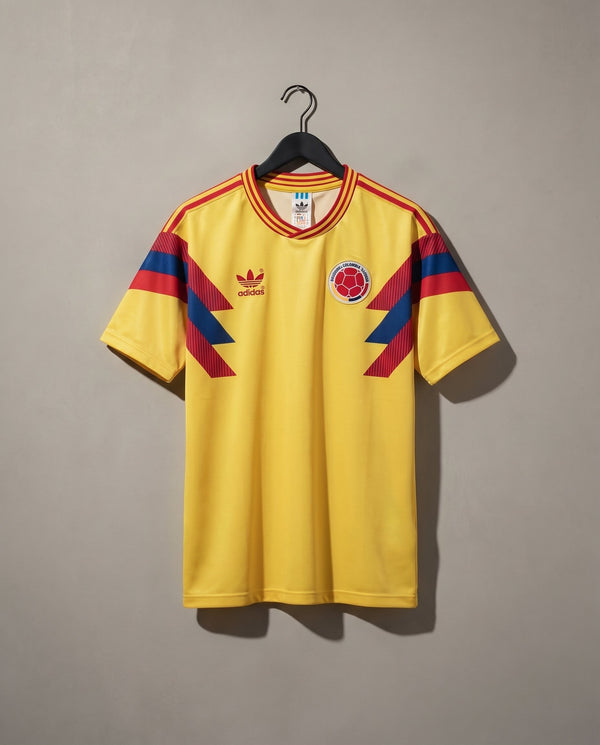 Colombia Local 1990 Retro Football Shirt