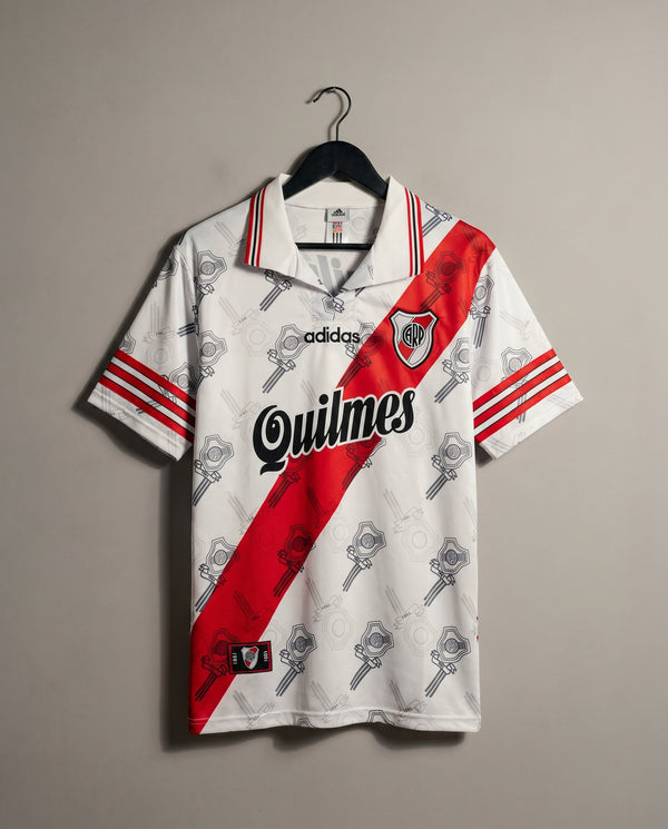 River Plate Local 1996 Retro Football Shirt