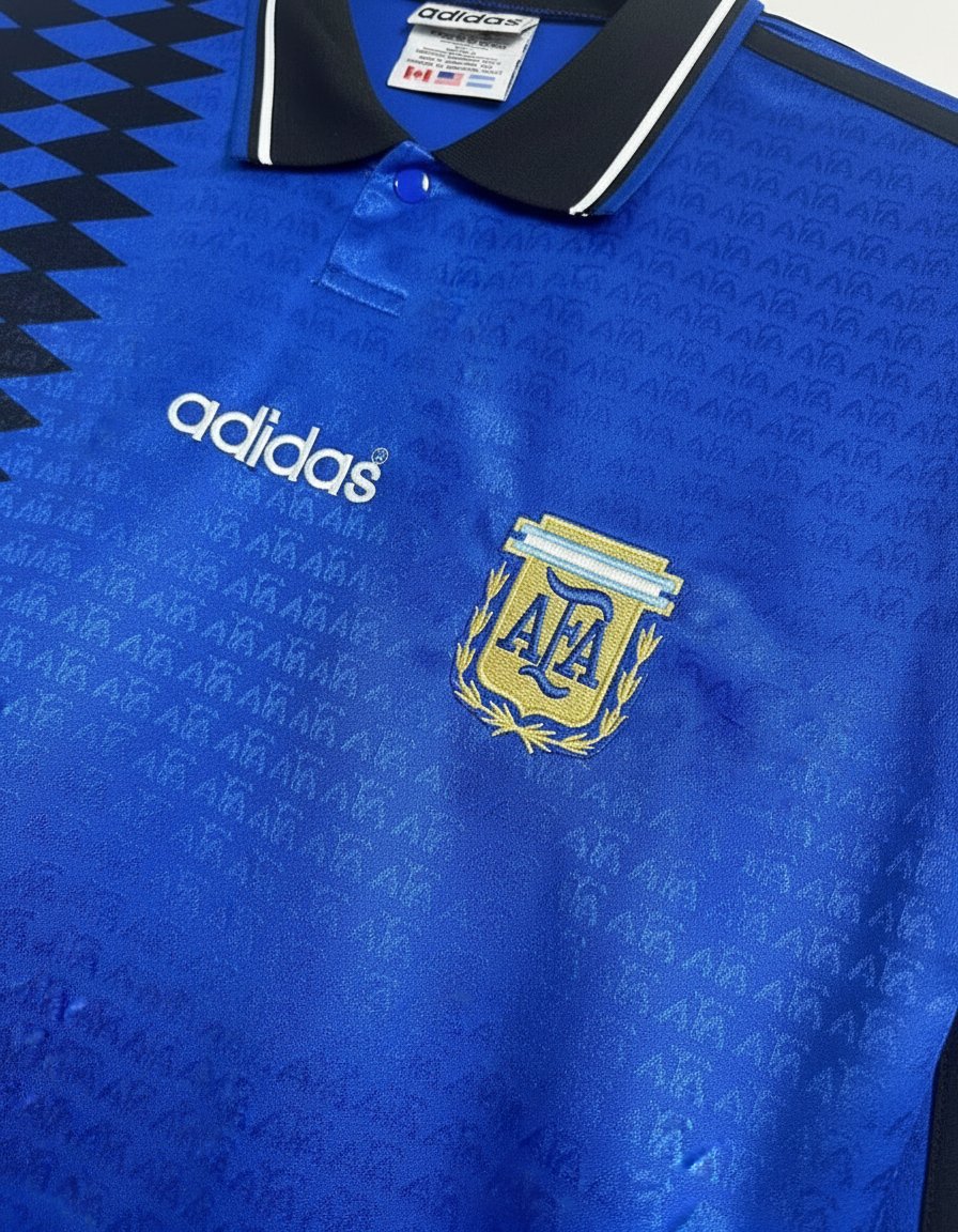 Argentina Visitante 1994 retro shirt detail