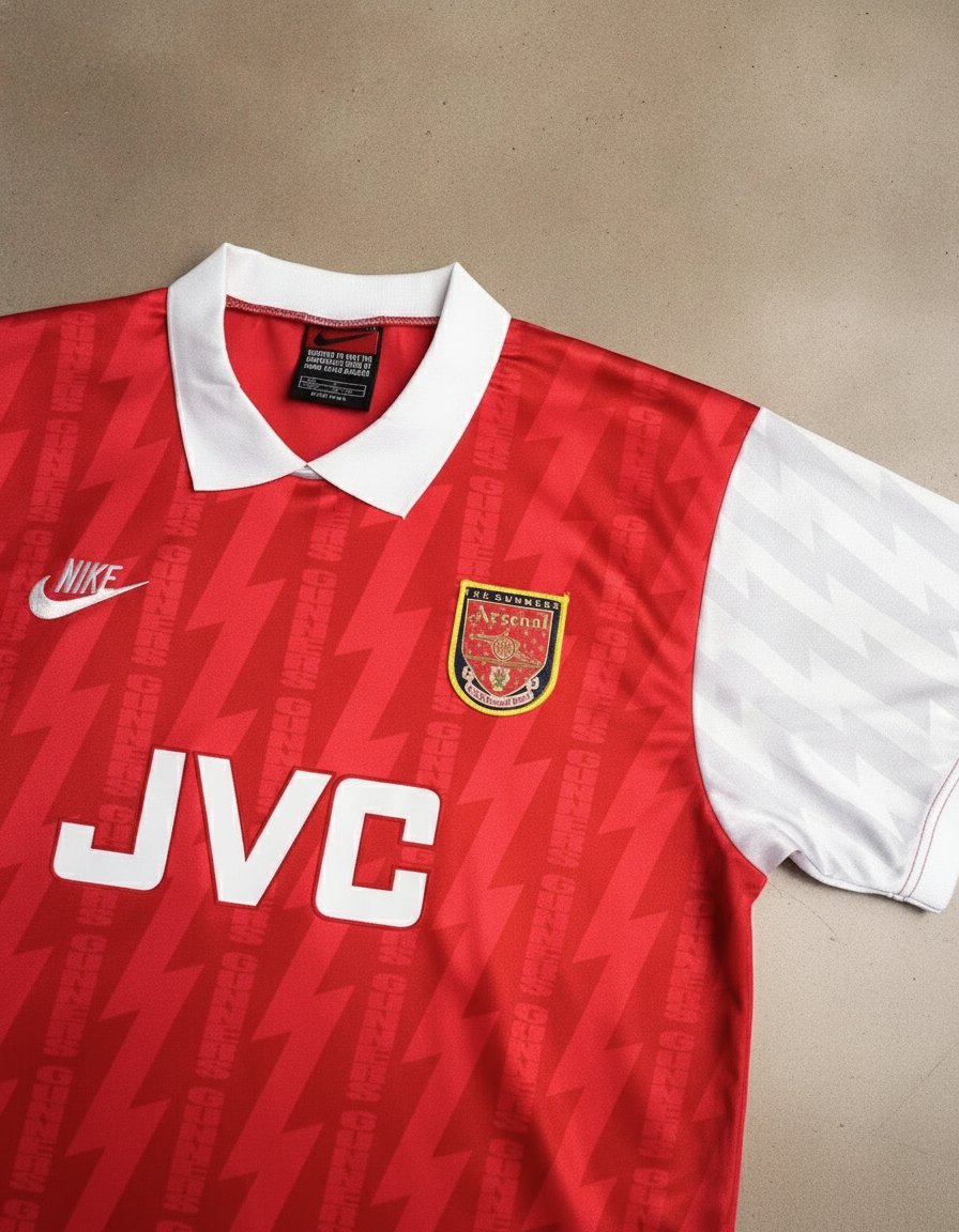 Arsenal Local 1993 retro shirt detail