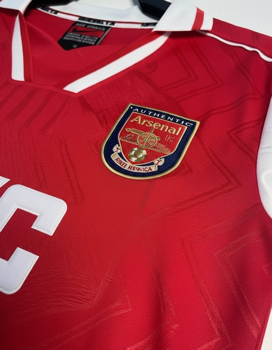 Arsenal Local 1996-97 retro shirt detail