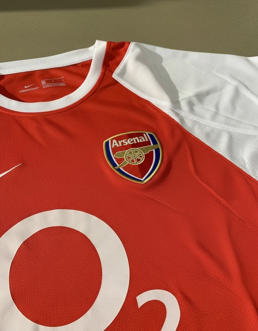 Arsenal Local 2002-03 retro shirt detail