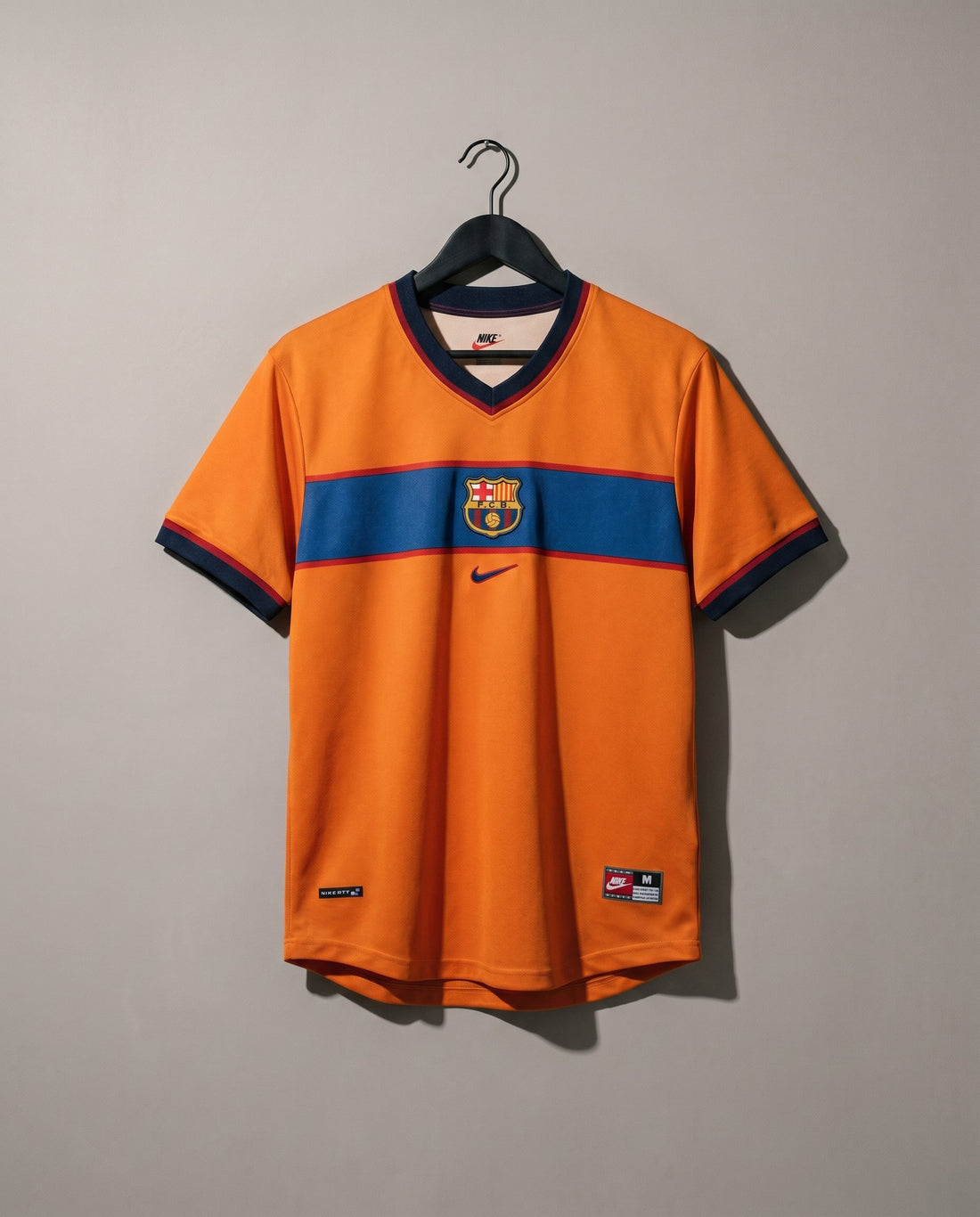 Barcelona Segunda visitante 1998 retro shirt front