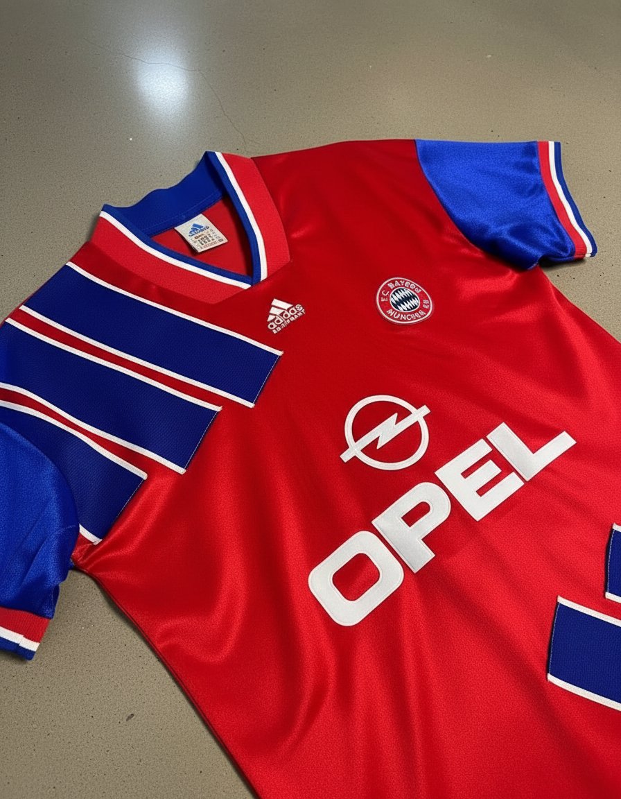 Bayern Munich Local 1993 retro shirt detail