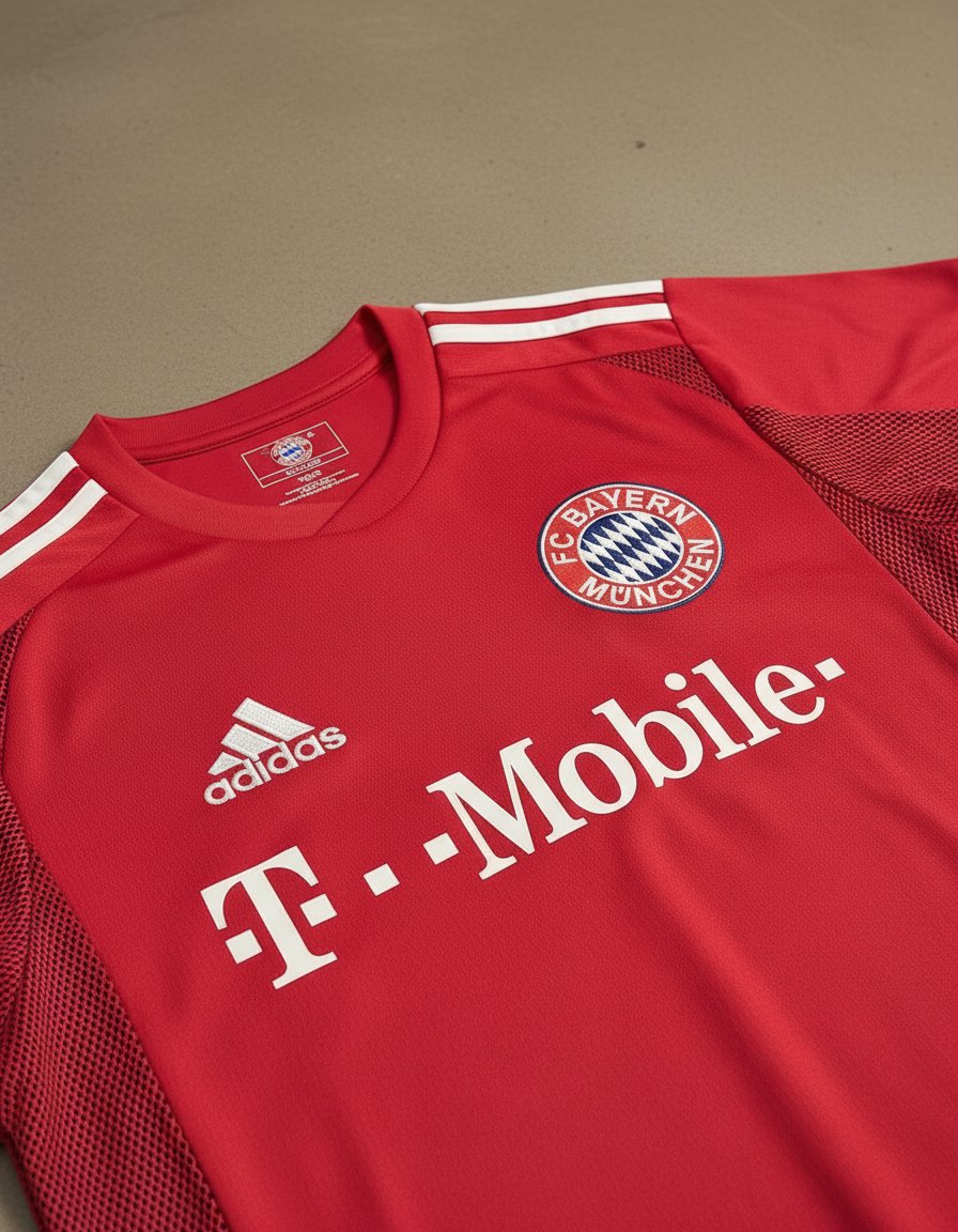 Bayern Munich Local 2002-03 retro shirt detail