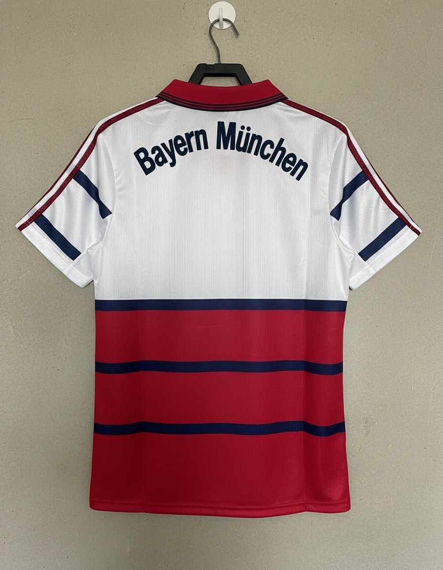 Bayern Munich Visitante 1998-00 retro shirt back