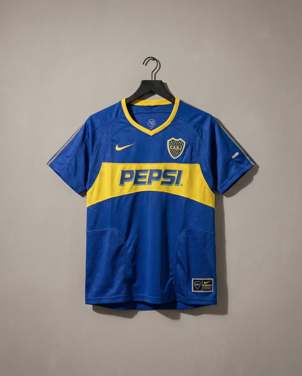 Boca Juniors Local 2003 Retro Football Shirt