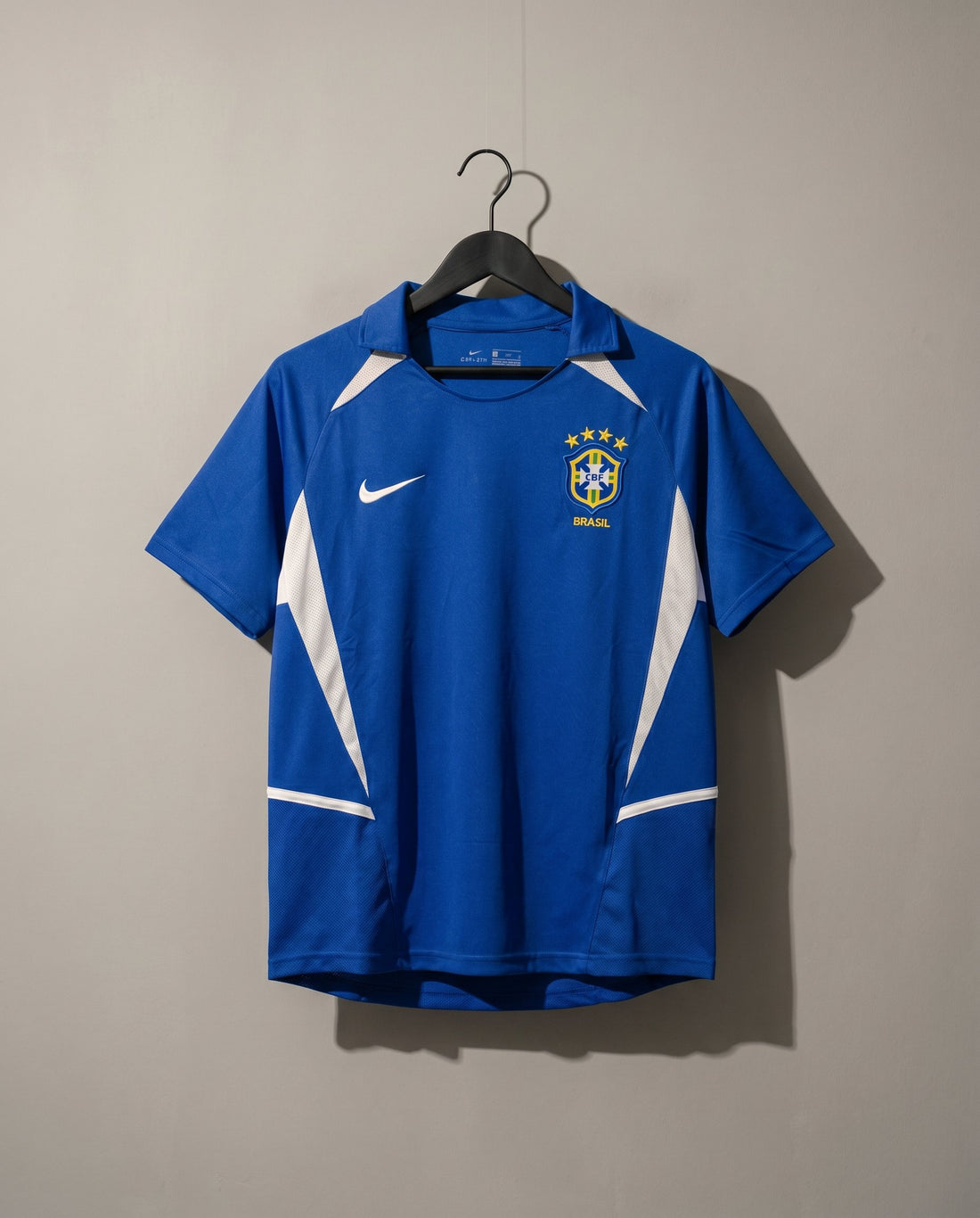 Brasil Visitante 2002 retro shirt front