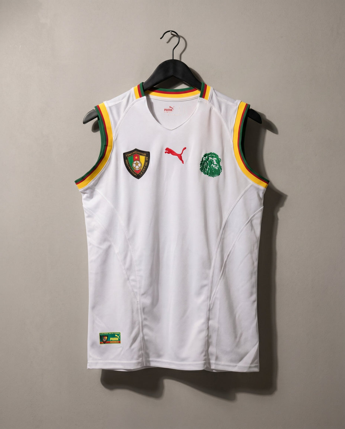 Camerún N/D 2002 retro shirt front