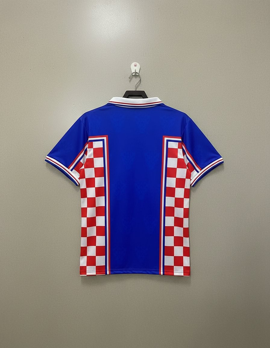 Croacia Visitante 1998 retro shirt back