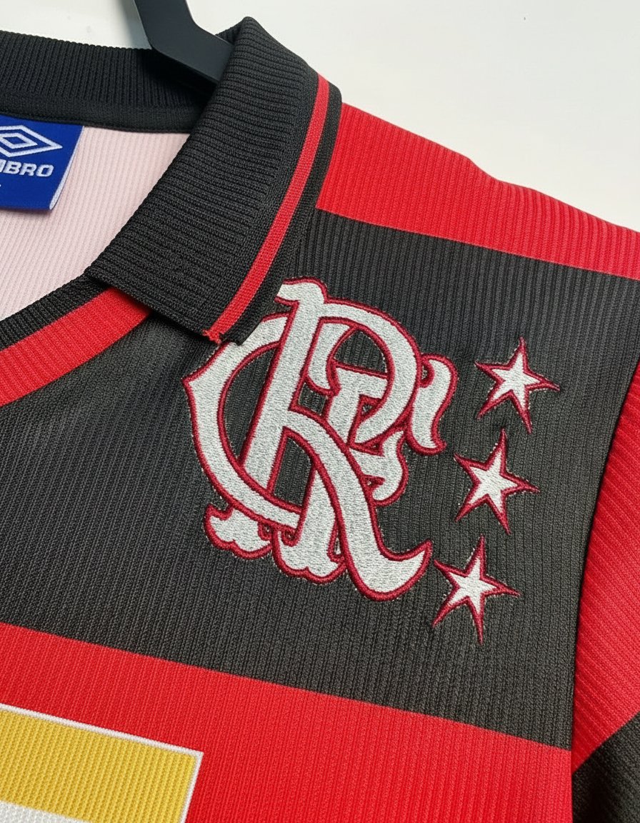 Flamengo Local 1995 retro shirt detail