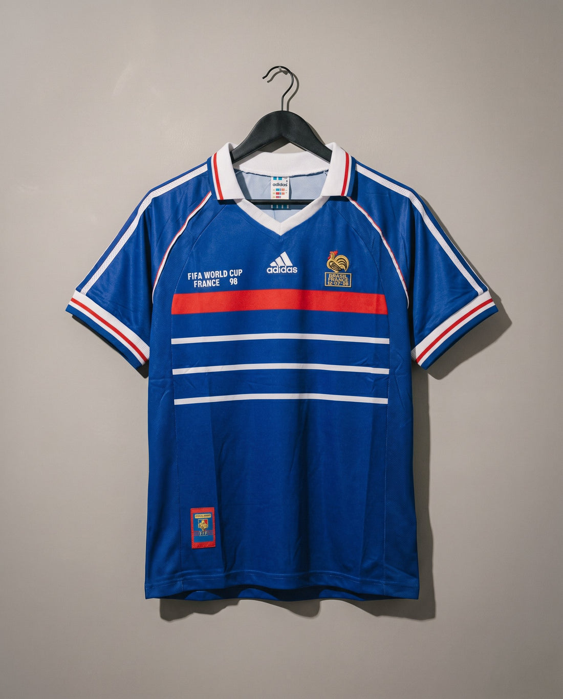 Francia Local 1998 retro shirt front
