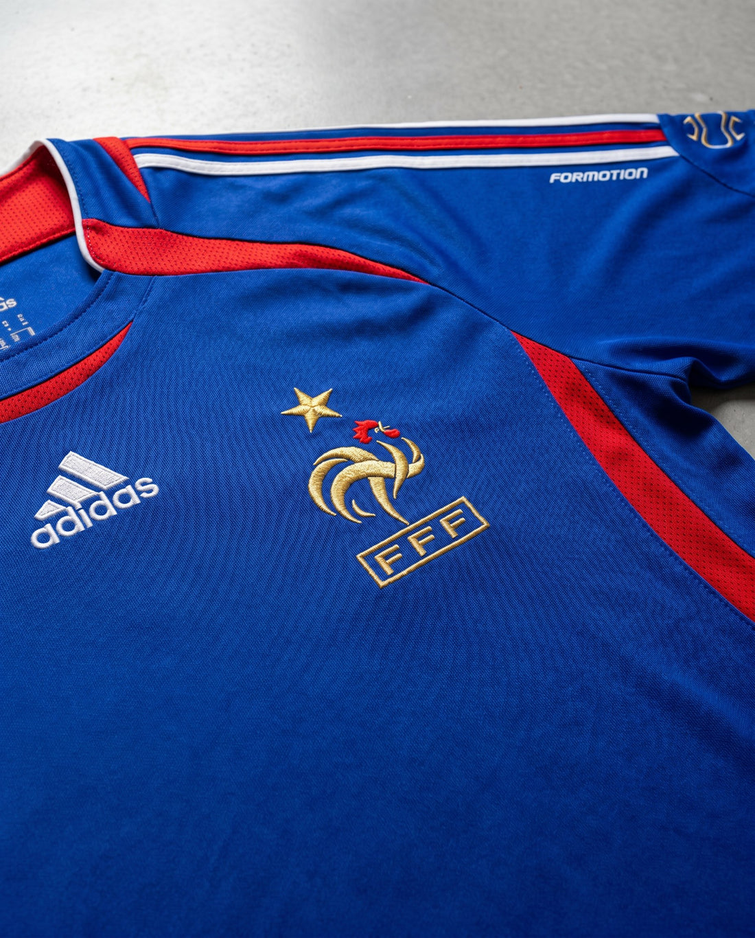 Francia Local 2006 retro shirt detail