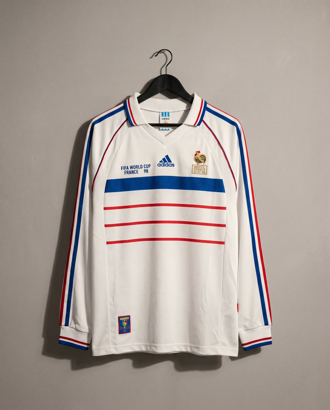Francia Visitante 1998 retro shirt front