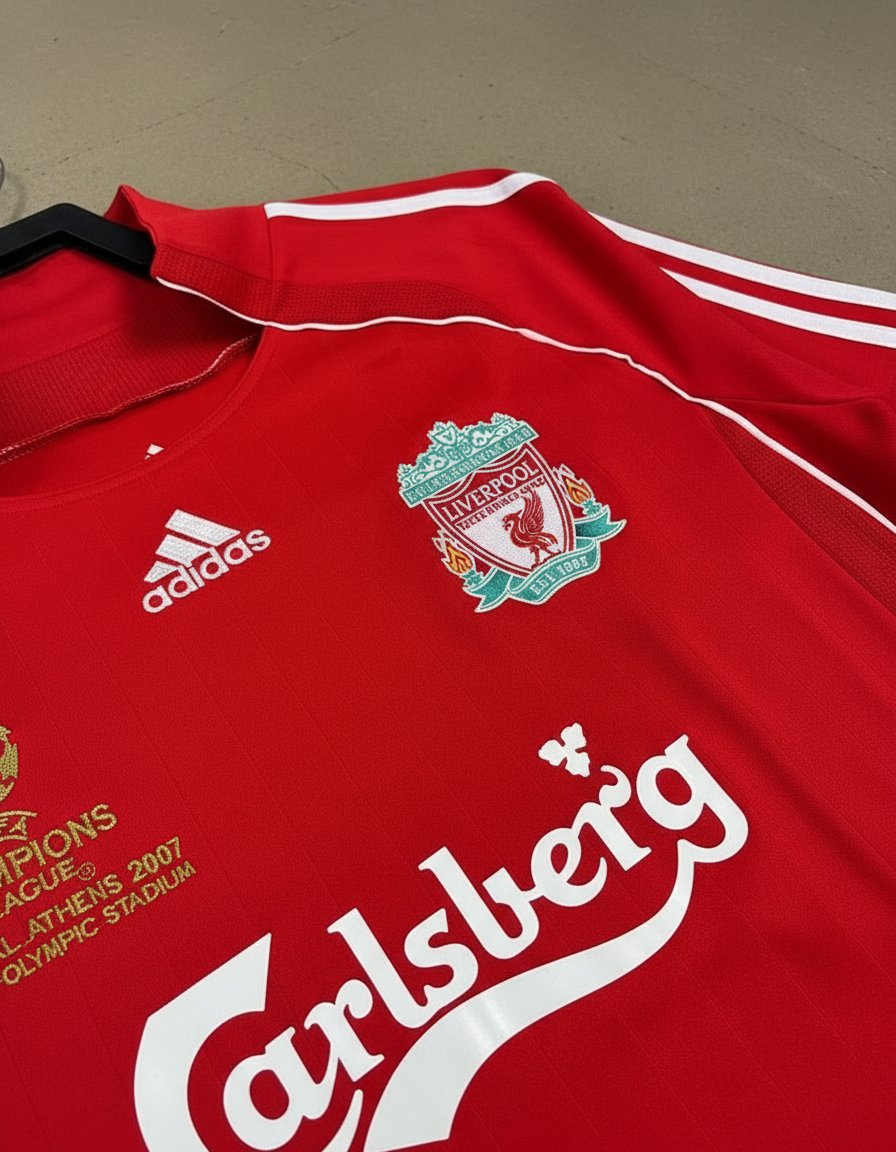 Liverpool Local 2006-08 retro shirt detail