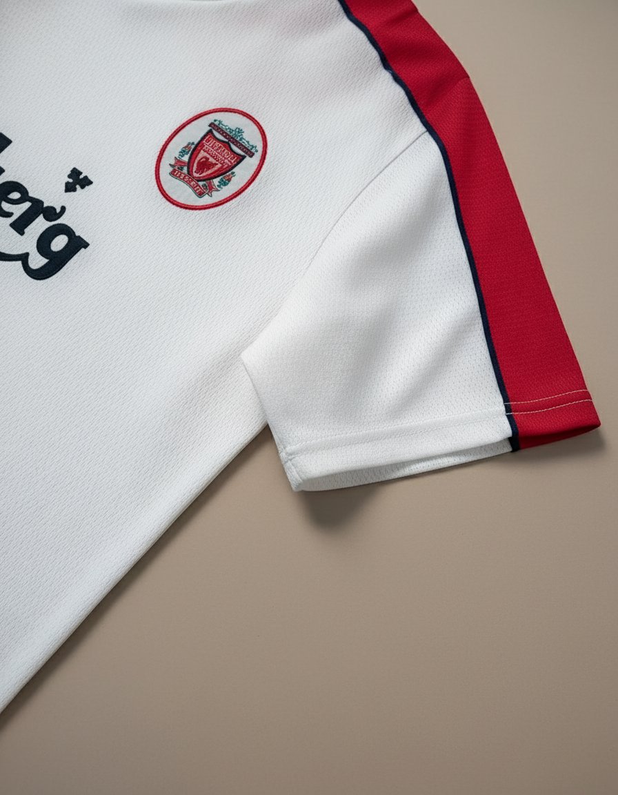 Liverpool Visitante 1998-99 retro shirt detail