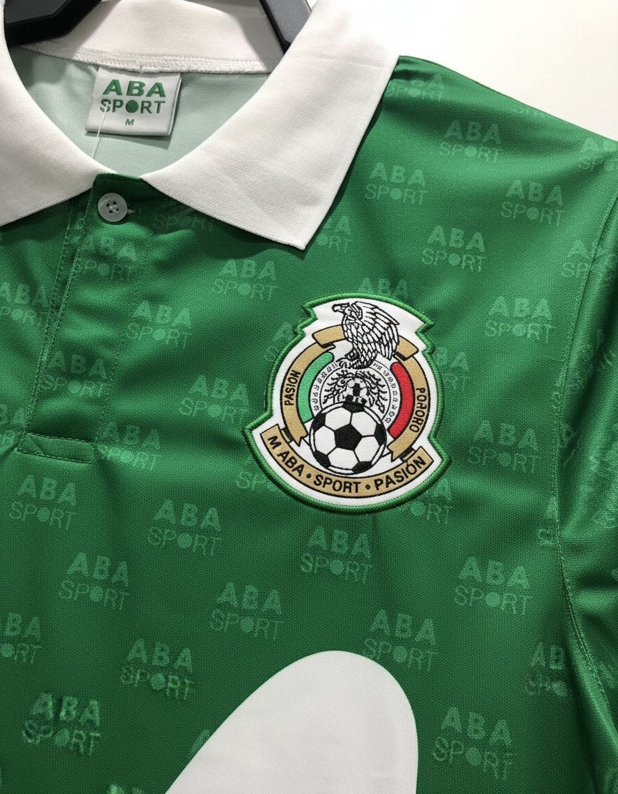México Local 1995 retro shirt detail