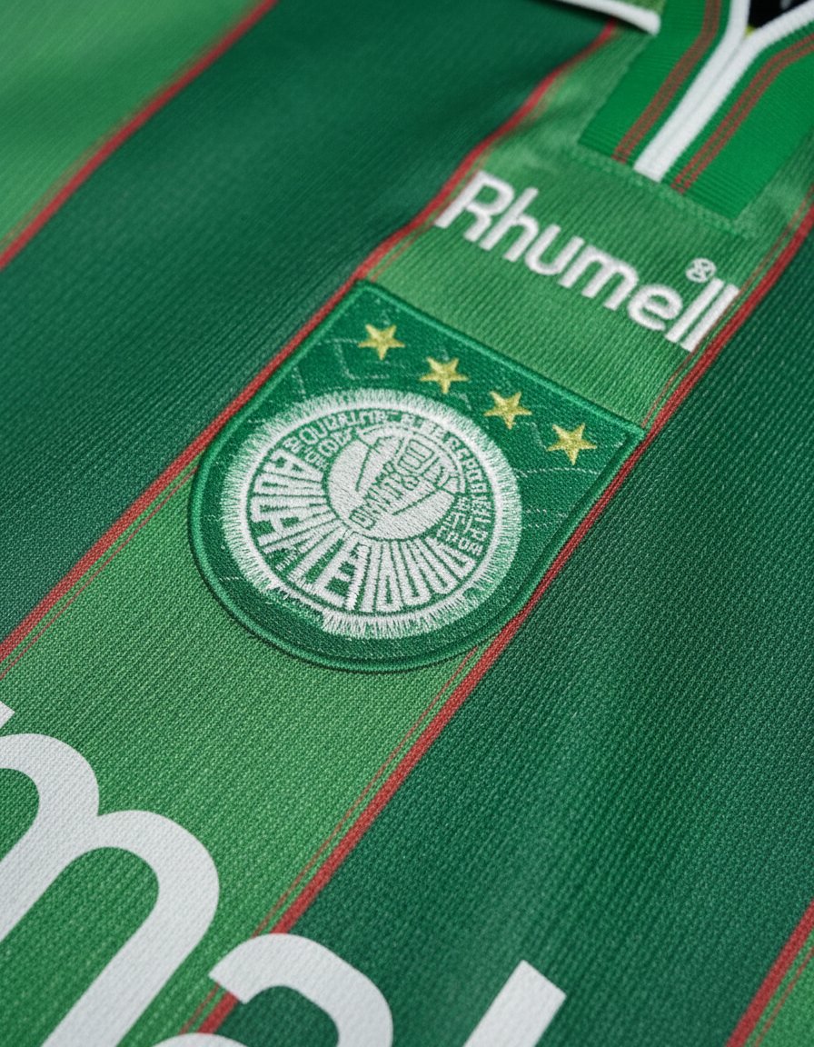 Palmeiras N/D 1999 retro shirt detail