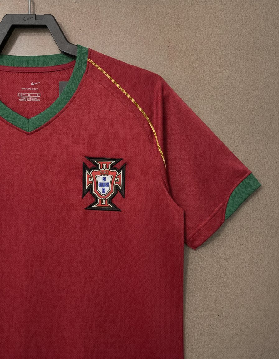 Portugal Local 2006 retro shirt detail