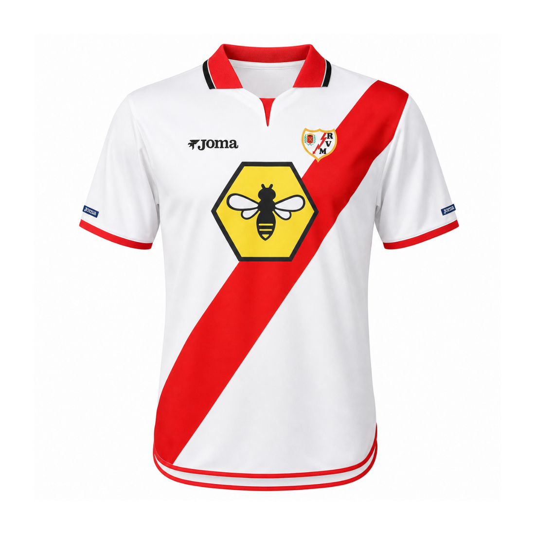 Rayo Vallecano 2001/02 Home Kit