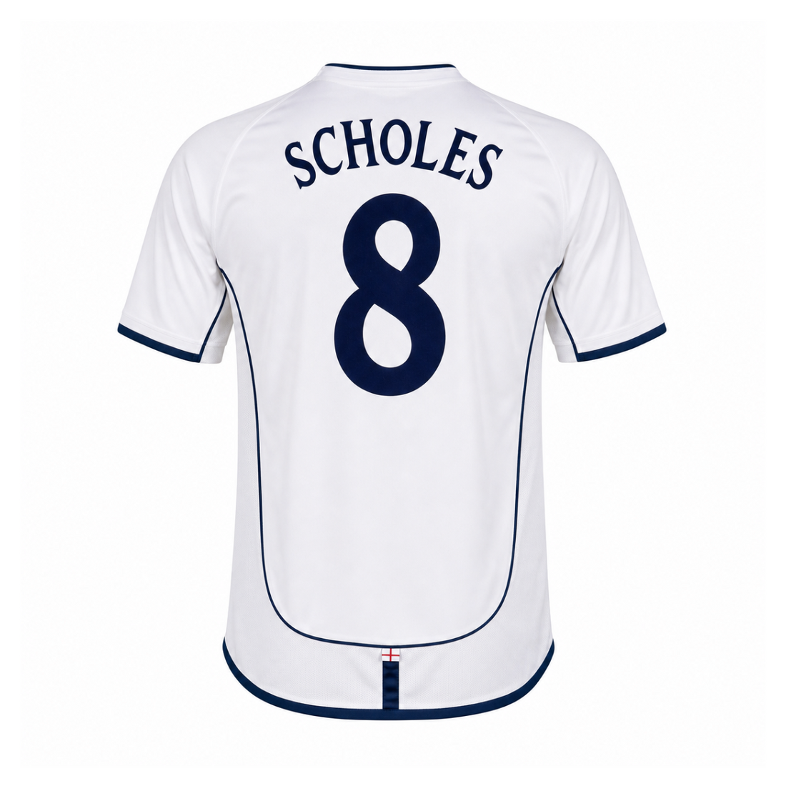 England 2002 Home Kit back view