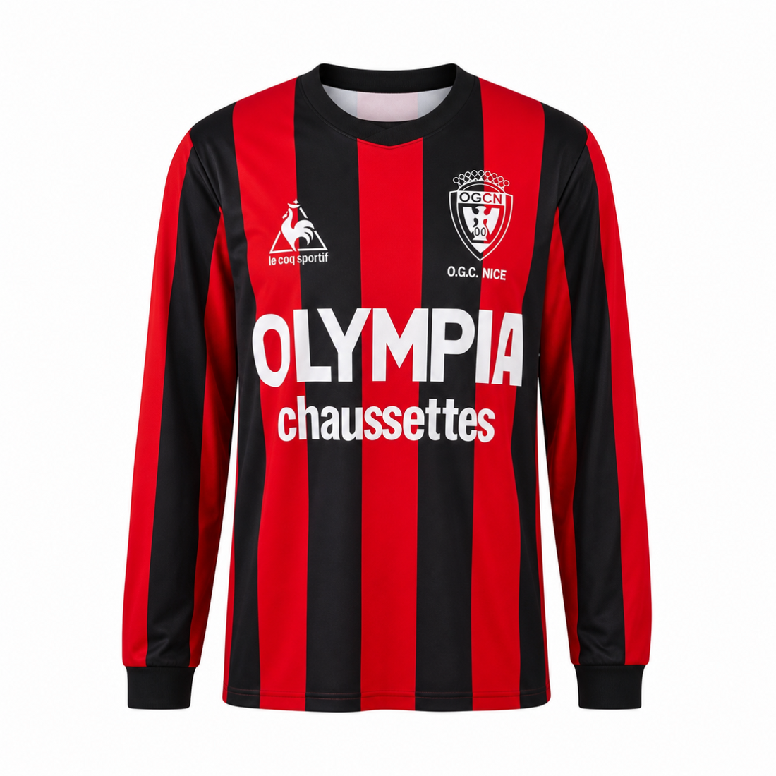 OGC Nice 1977/78 Home Long Sleeve Kit