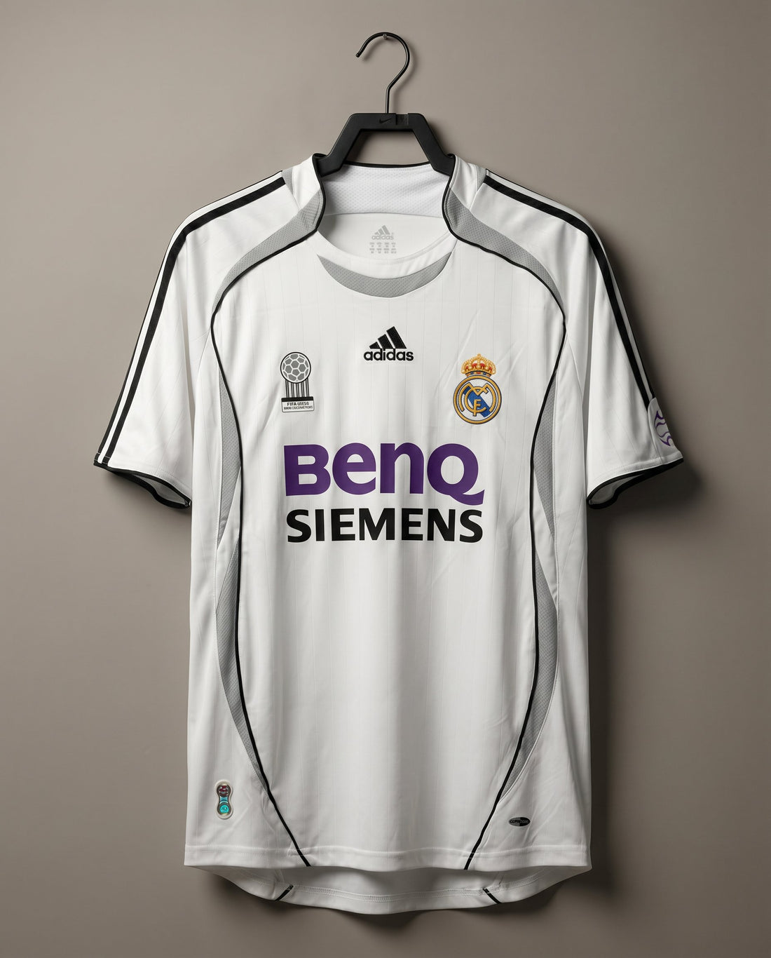 Real Madrid Local 2006-07 retro shirt front