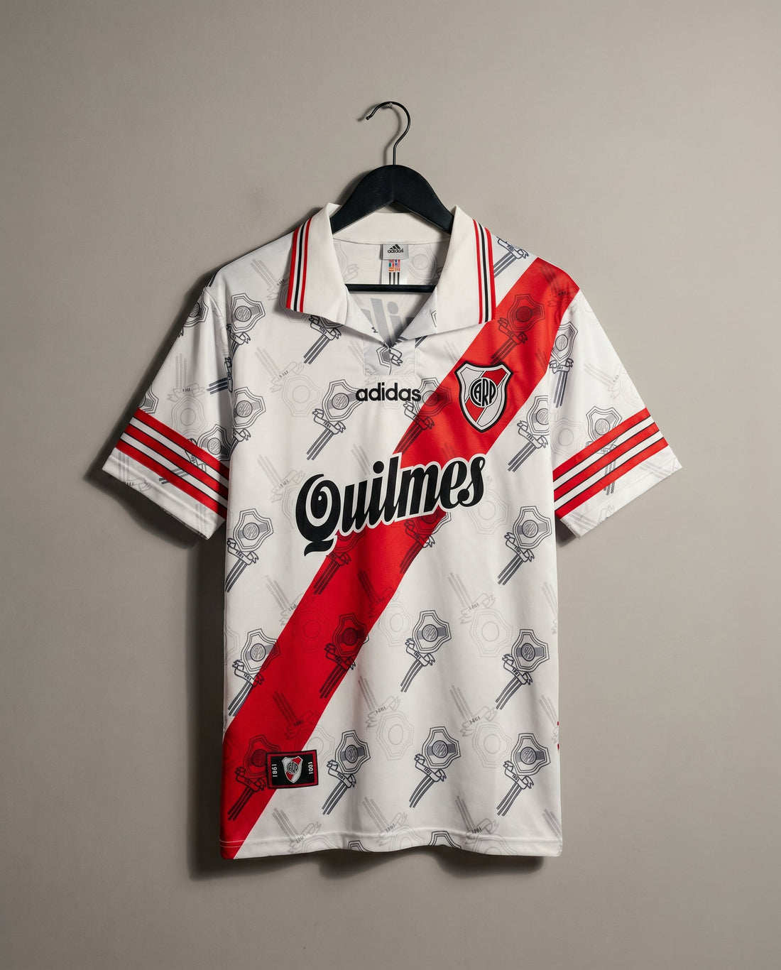 River Plate Local 1996 retro shirt front